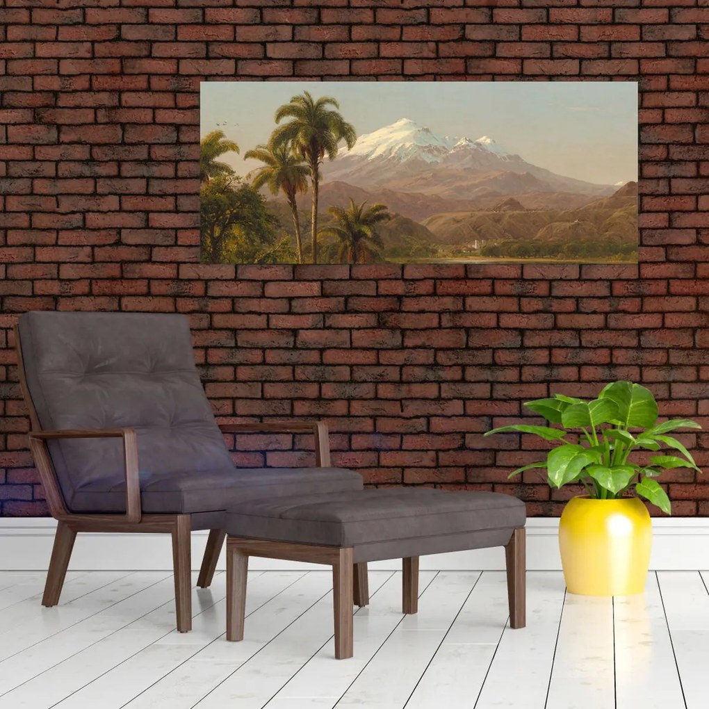 Tablou - Frederic Edwin Church, Tamaca Palms, reproducere (120x50 cm)