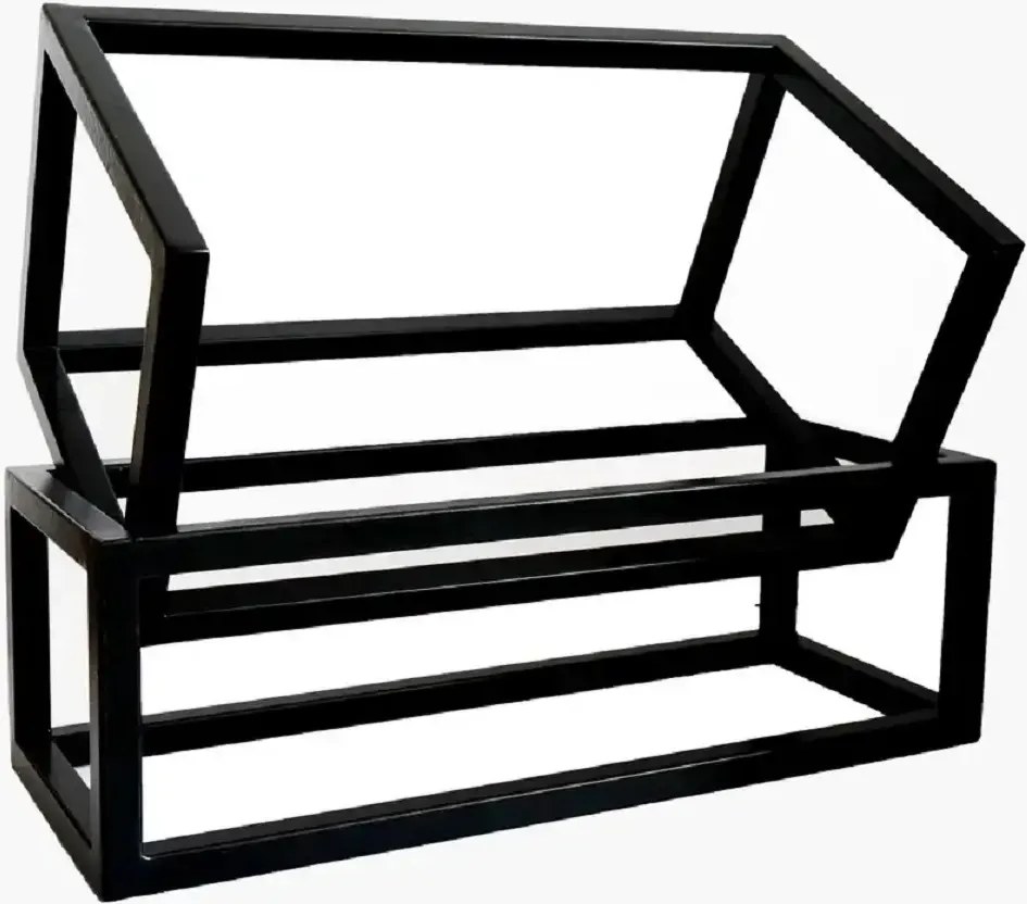 Suport carte,din metal,culoare negru,38x27x32 cm