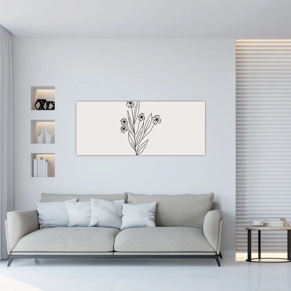 Tablou - Floare de pajiște N⁰1 (120x50 cm)