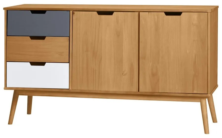 Comodă Marckeric din lemn masiv de pin Cusco