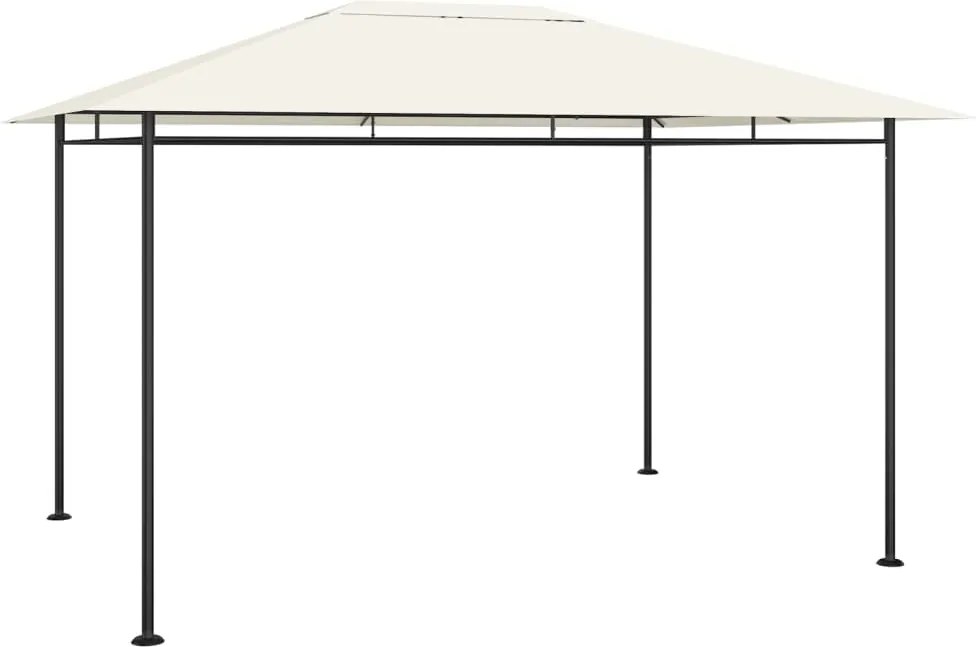 vidaXL Pavilion, crem, 384x281x270 cm, 180 g/m²