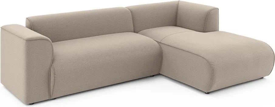 Colțar maro deschis (cu colț pe partea dreaptă/cu șezlong) Merid – Ropez