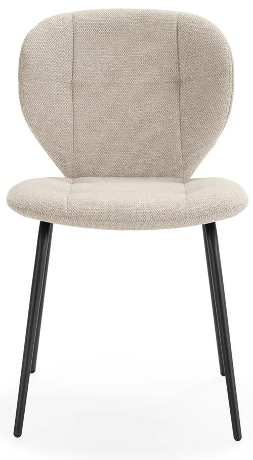 Scaune de dining crem 2 buc. Maori – Marckeric