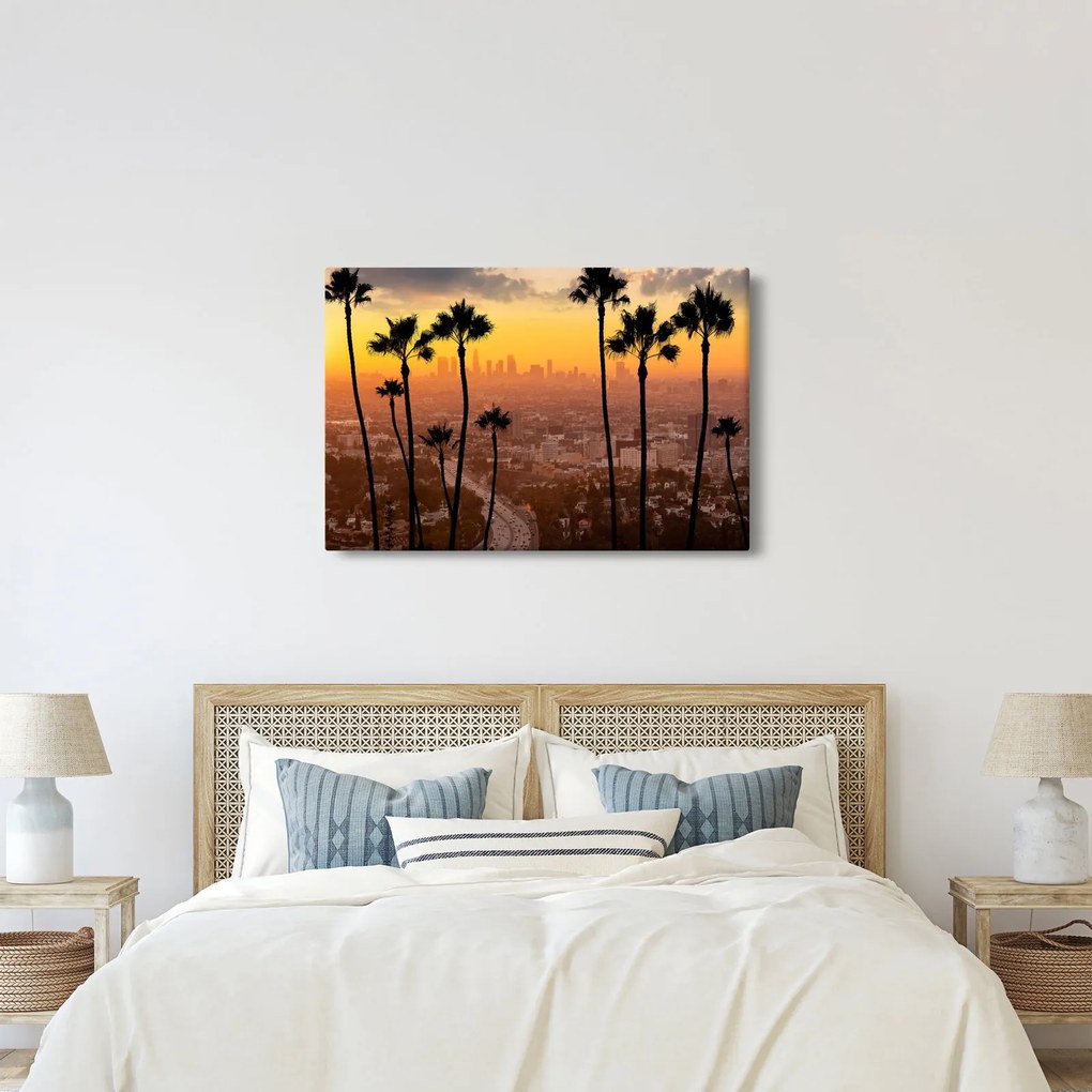 Tablou - Panorama din Los Angeles (90x60 cm)