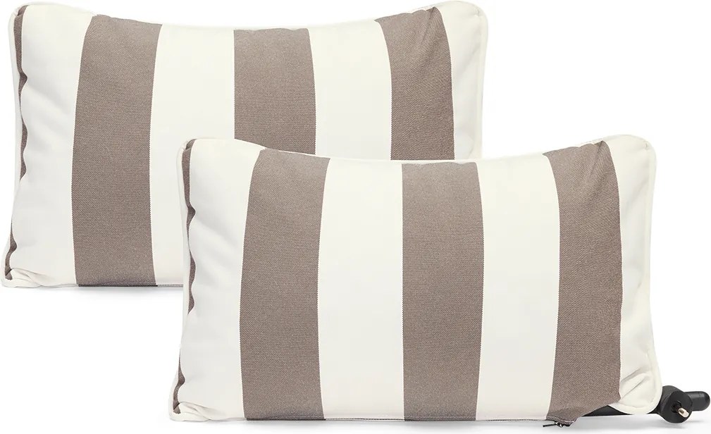 Set cotiere Paletti, culori multiple - Fatboy Culoare: cacao cu dungi