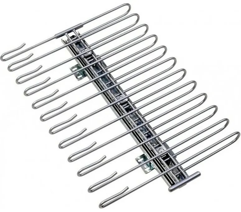 Wenko Cuier extensibil pentru pantaloni pentrudulap, 12 perechi
