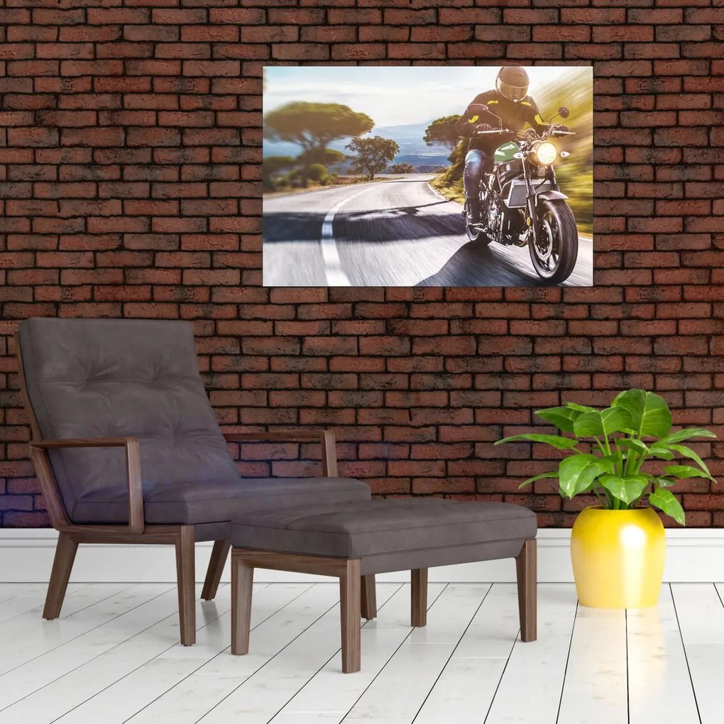 Tablou - Motociclist (90x60 cm)