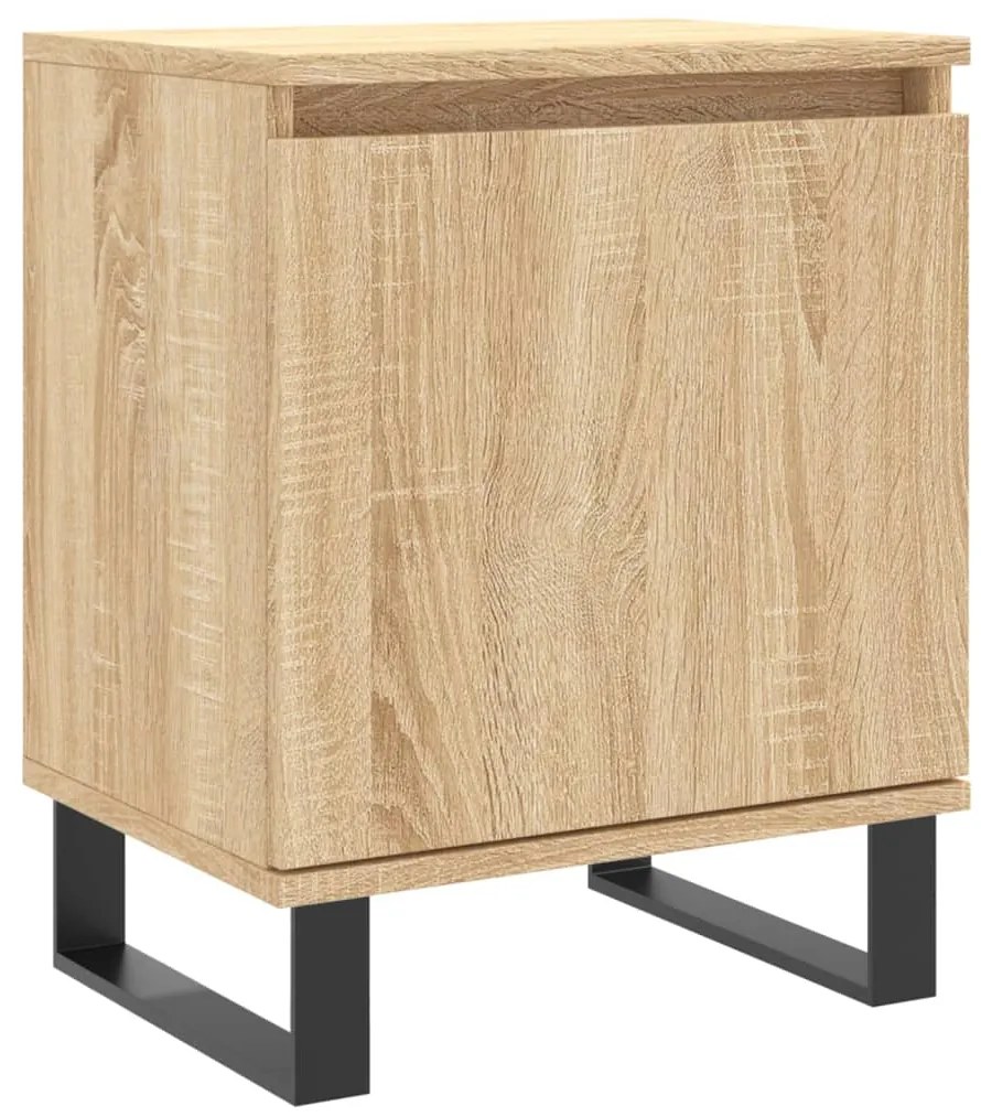 826850 vidaXL Noptieră, stejar sonoma, 40x30x50 cm, lemn compozit