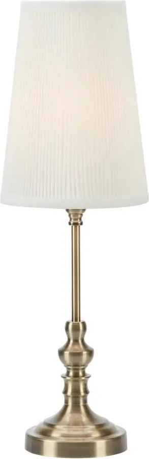 Markslöjd 108969 - Lampă de masă NOBLE 1xE14/40W/230V 56 cm albă/alamă