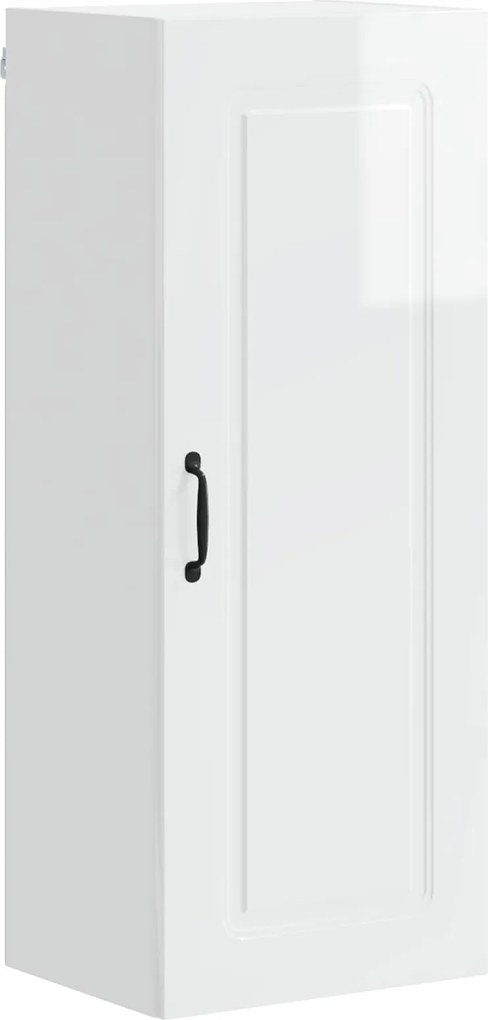 vidaXL Dulap de bucătărie Kalmar Alb lucios 40 x 31 x 100 cm