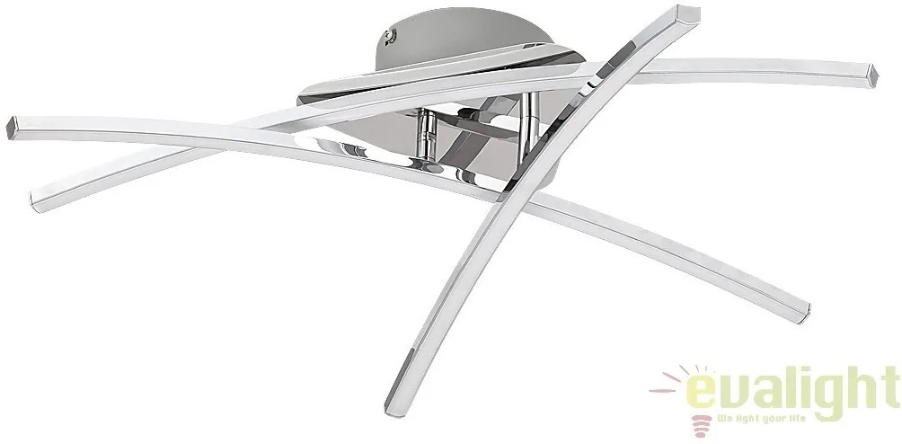 Plafoniera LED design modern, finisaj crom, Alexis 2504 RX