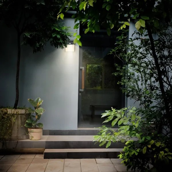 Aplică LED de exterior cu senzor Brilagi TERNI LED/12W/230V negru IP54