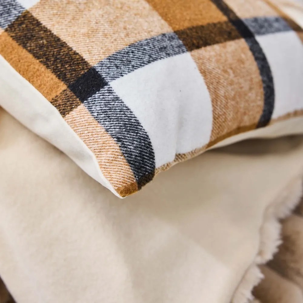 Pernă decorativă 45x45 cm Ecossais – douceur d'intérieur