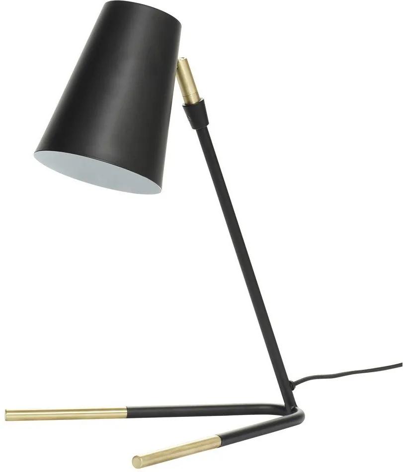 Lampa de Birou din Metal Negru - Metal Negru L27 x l25 x h 46cm