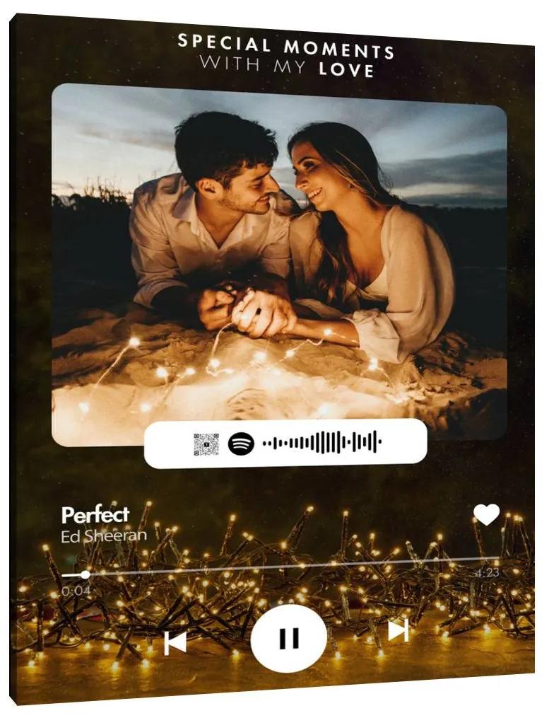 Tablou Canvas Personalizat Spotify Lights