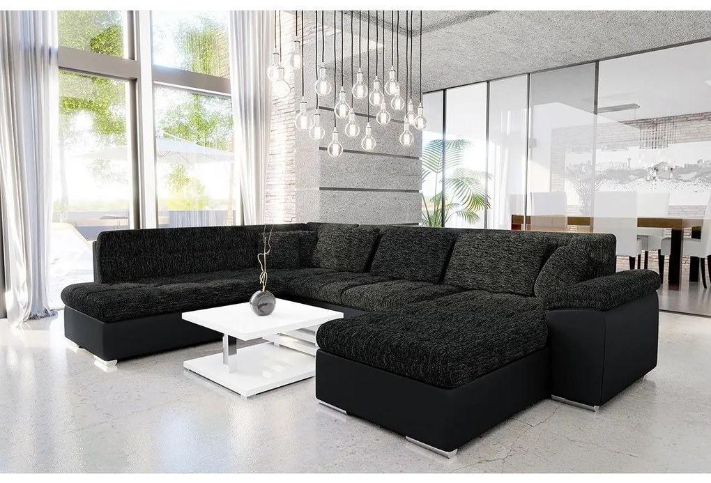 Colțar Talina cu funcție de dormit (Dreapta U) (Uttario Velvet 2954 + Uttario Velvet 2954 + Evo 29). 1059436