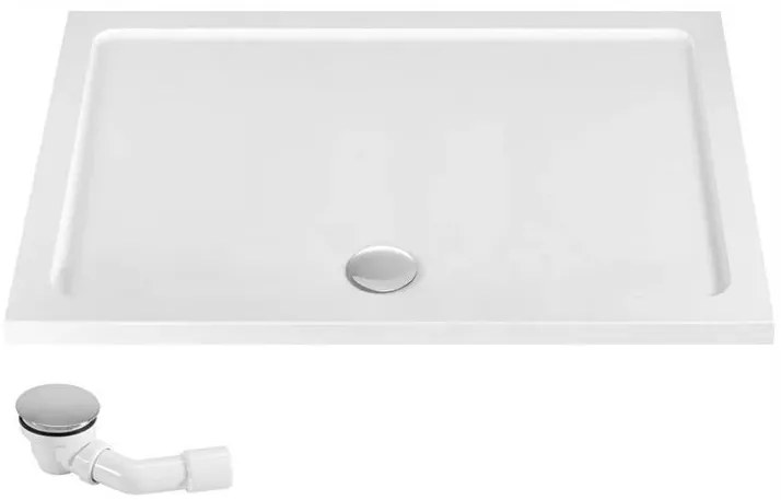 Cabina de dus Rea City 80x100 cm crom periat