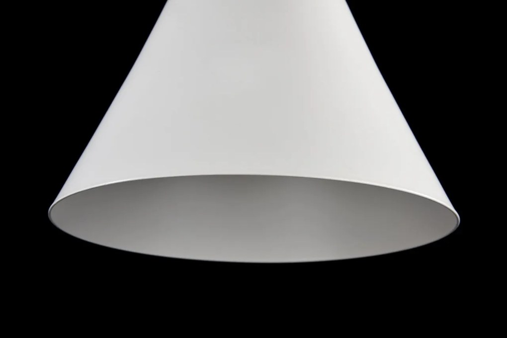 Pendul design modern Bicones alb 22