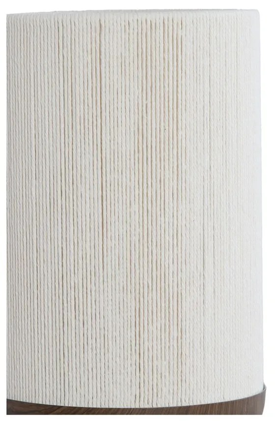 Veioză maro închis cu abajur textil (înălțime 50 cm) Dania – Light &amp; Living