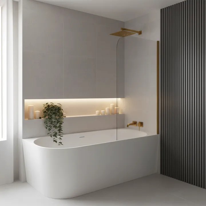 Cada de colt acrilica Bellanto Slim 170 Dreapta