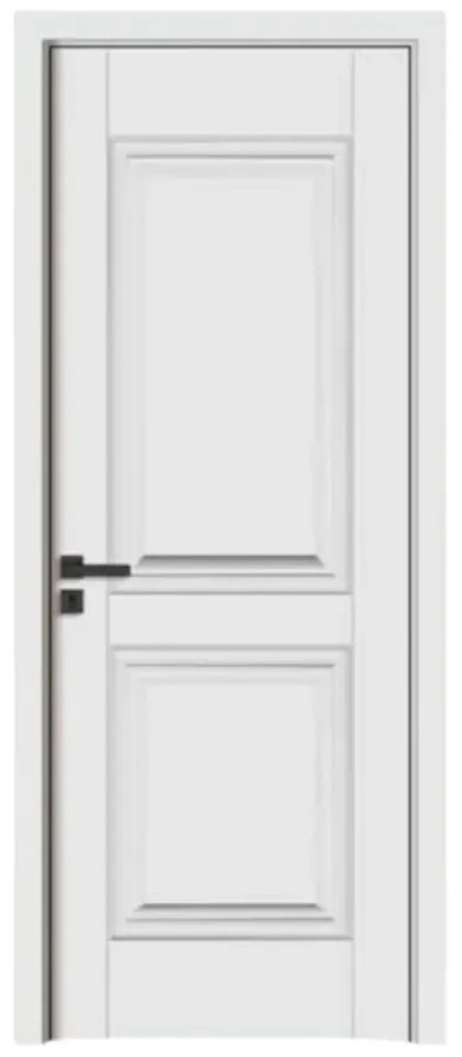 Usa Interior din MDF Novo Doors ND12 LUX PREMIUM, Cadru din Lemn Masiv, KIT COMPLET, Toc Reglabil de 10 CM INCLUS, Plinta pe Ambele Parti (Culoare: