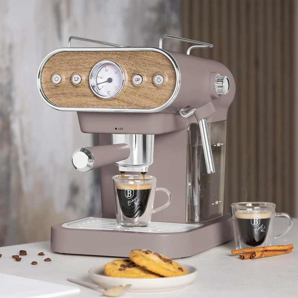 Espressor 3 in 1 Taupe Nordic Berlinger Haus BH/9856