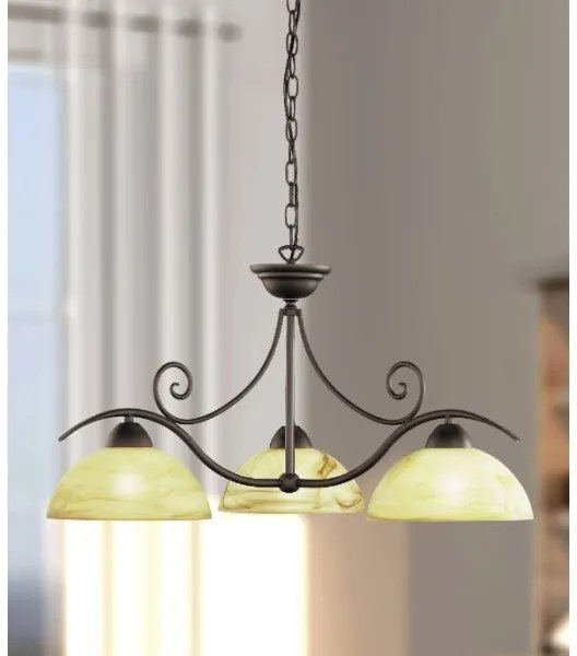 Lustră pe lanț LACCHINO 3xE27/60W/230V Wofi 5128.03.09.0000