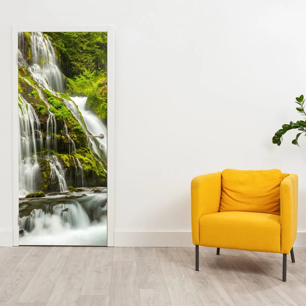 Fototapet pentru ușă - Cascadă (95x205cm)