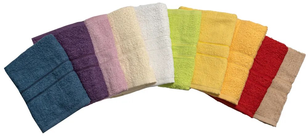Prosop din bumbac Culoare Galben deschis, DONNA 70X120 cm
