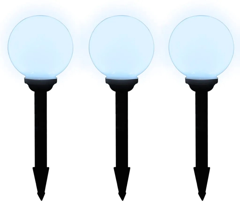 Lampi de exterior pentru alee LED 6 buc. 20 cm, cu tarus de sol 6, 20 cm, 1