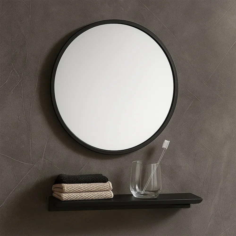 Set mobilier de baie cu lavoar Molly 40cm Gri
