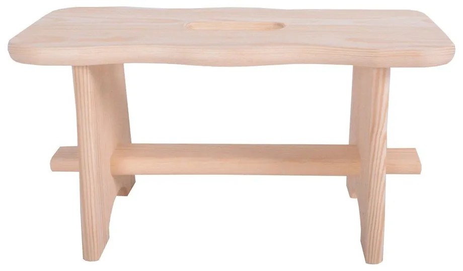 Scaun în culoare naturală din lemn de pin Tirolo – Rojaplast