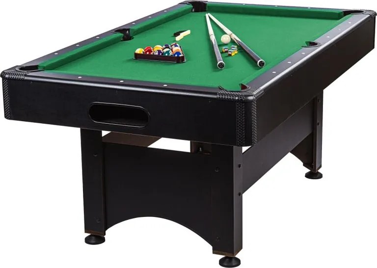 Masă de biliard 6 ft GamesPlanet, negru/verde