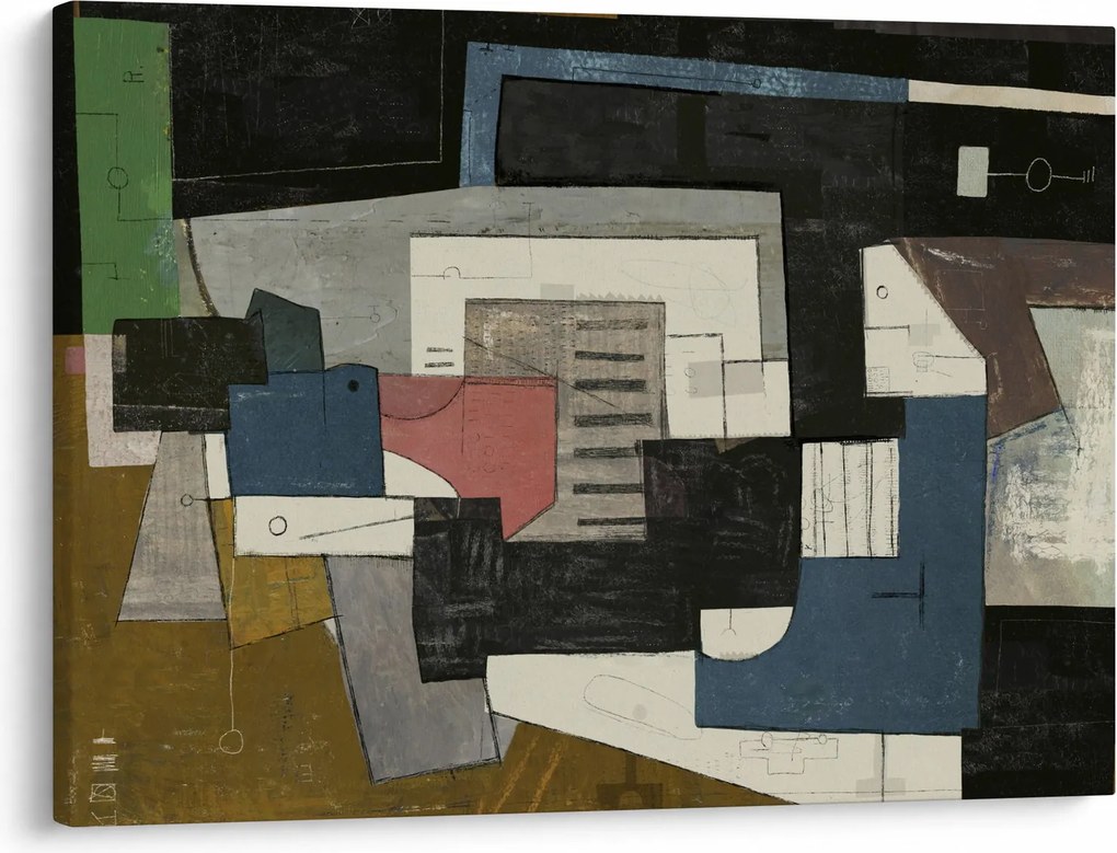 Tablou - Abstracție cubism (70x50 cm)