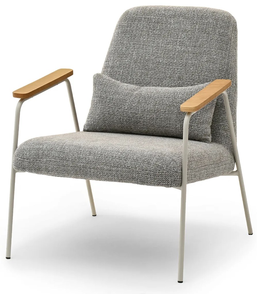 Fotoliu Elba (gri bej + stejar). Promo -24%. 1110001
