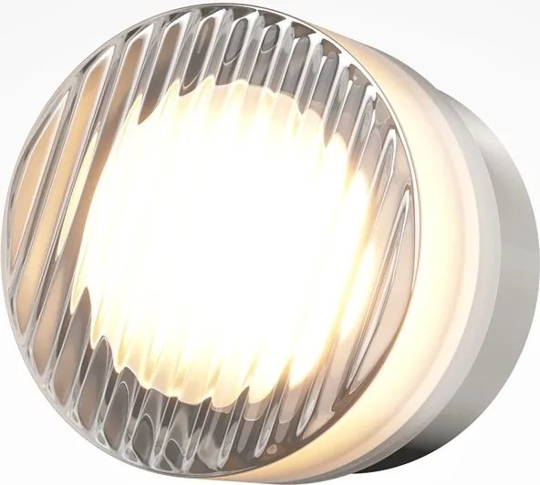 Mini Aplica LED CCT cu striatii diagonale Olo platinum