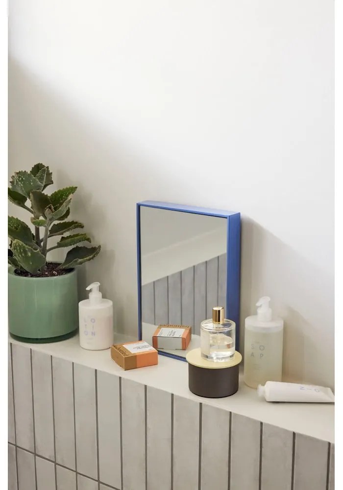 Cutie de depozitare din metal cu capac/decorativă District – Hübsch