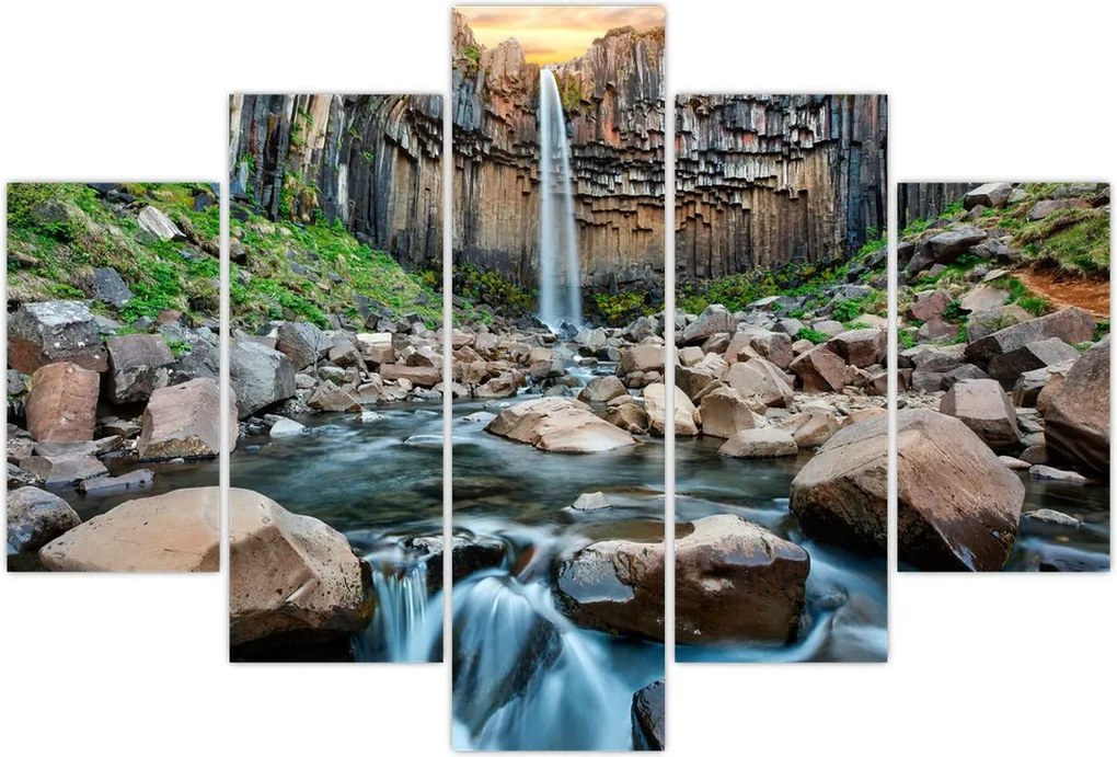 Tablou - Cascada Svartifoss, Islanda (150x105 cm)