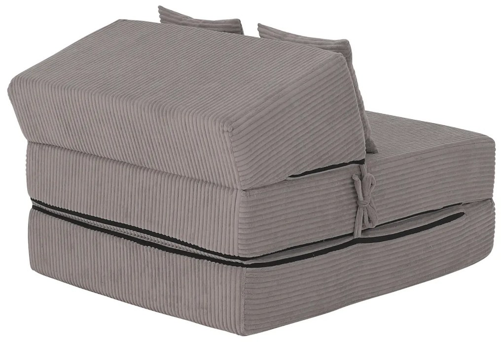 Scaun pliant/saltea PELOS, gri