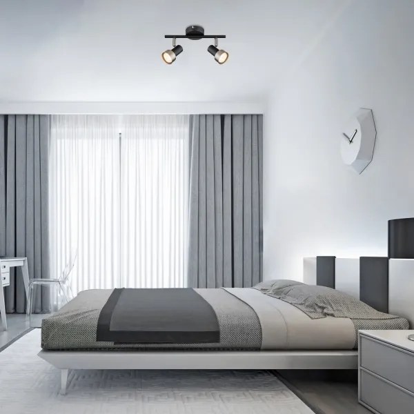 Spot de tavan KONRAD 2xGU10/50W/230V Rabalux 73012