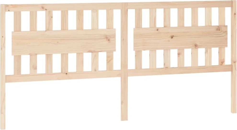 vidaXL Tăblie de pat, 205,5x4x100 cm, lemn masiv de pin