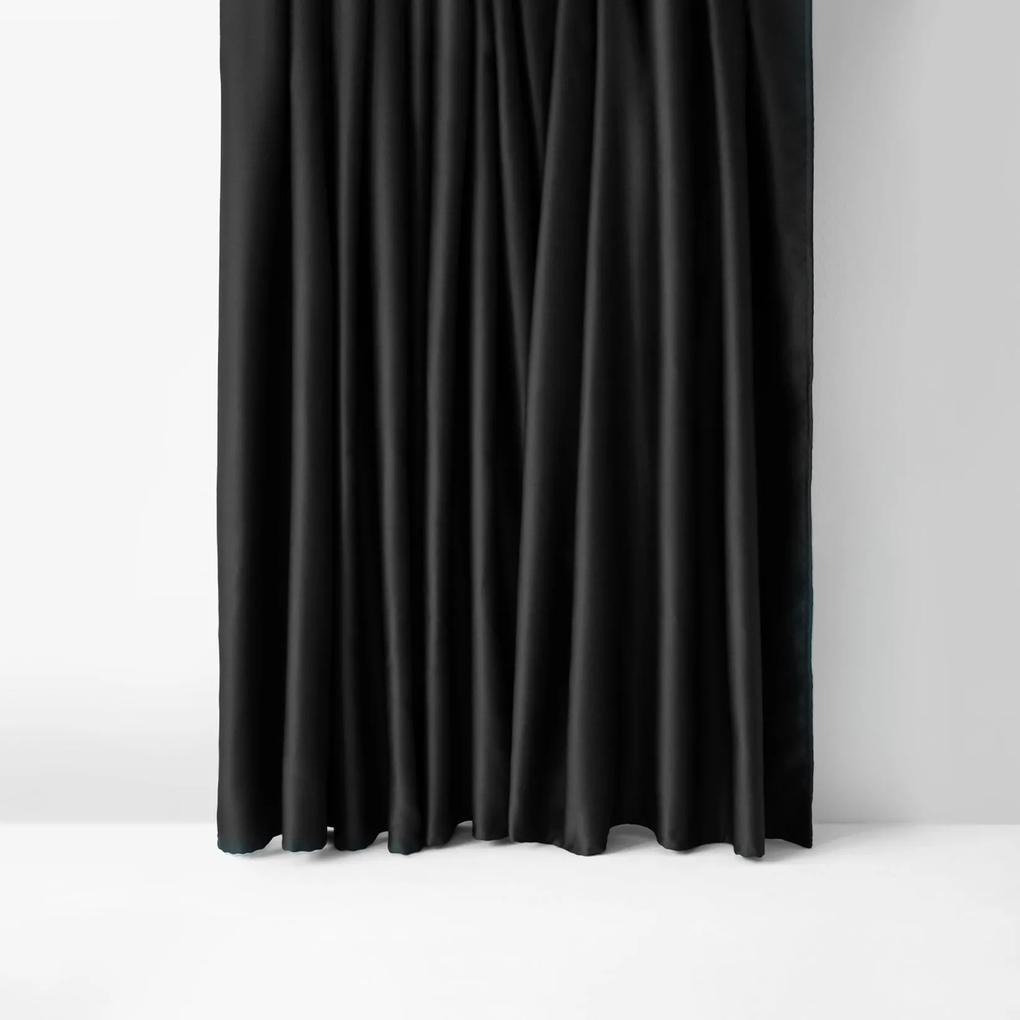 Goldea draperie blackout - bl-43 negru - lățime 270 cm 280x270 cm