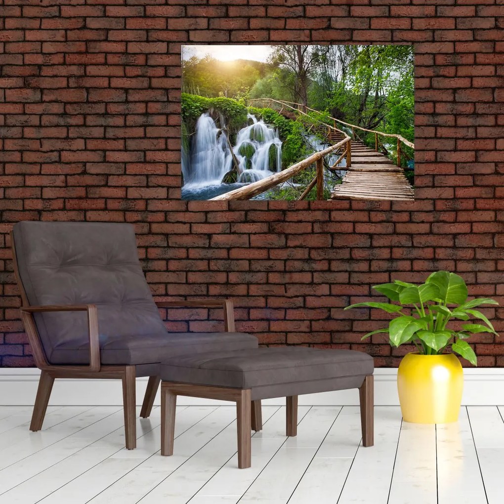 Tablou - Lacurile Plitvice (90x60 cm)