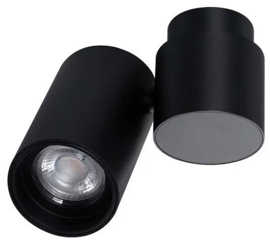 Spot modern directionabil aplicat tavan/plafon MAKALU 1 GU10 negru