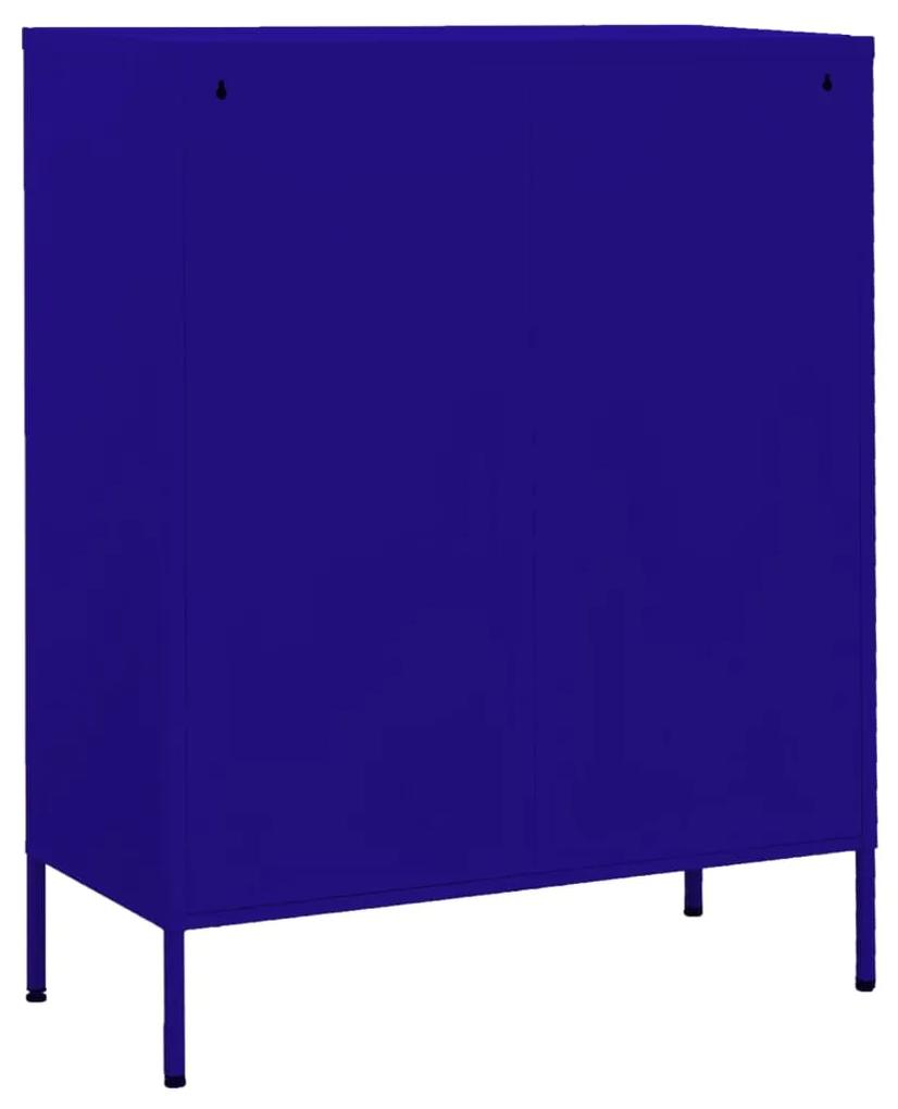 Dulap de depozitare, bleumarin, 80x35x101,5 cm, otel Bleumarin, 1, 1