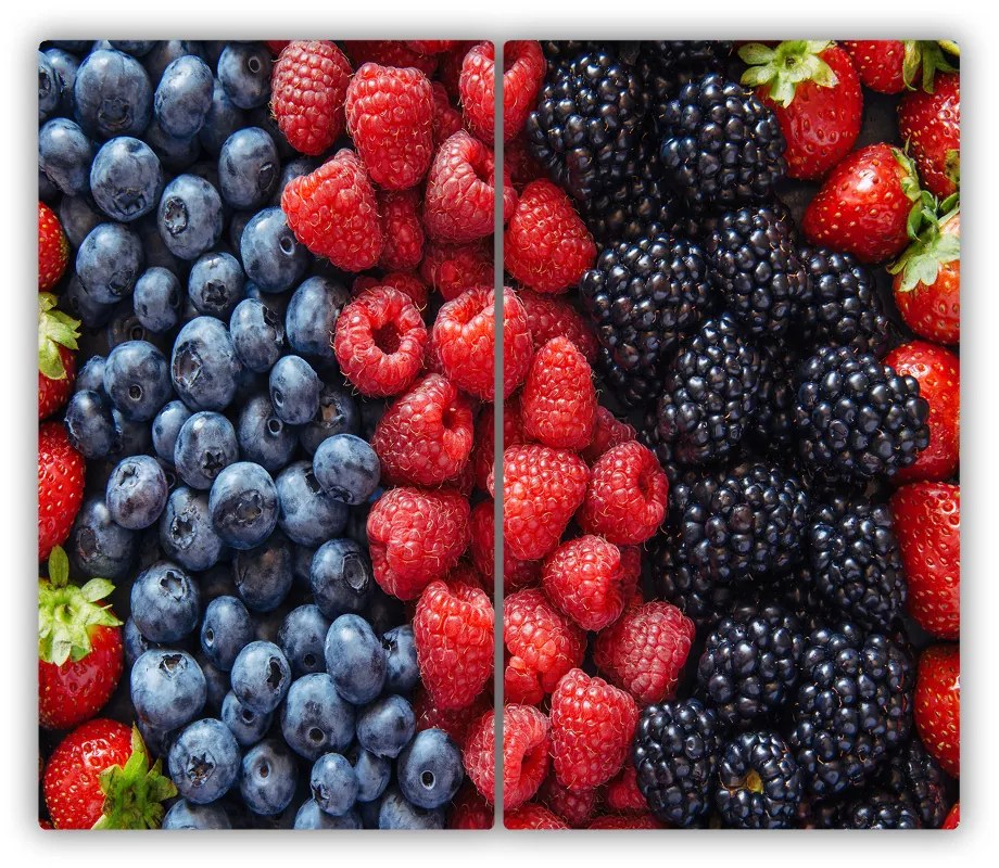 Tocator din sticla fructe de padure