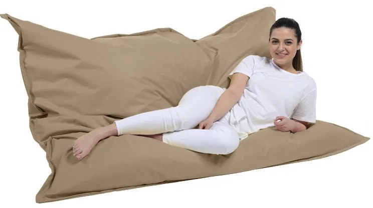 Fotoliu puf pentru grădină Giant Cushion 140x180 - Mink