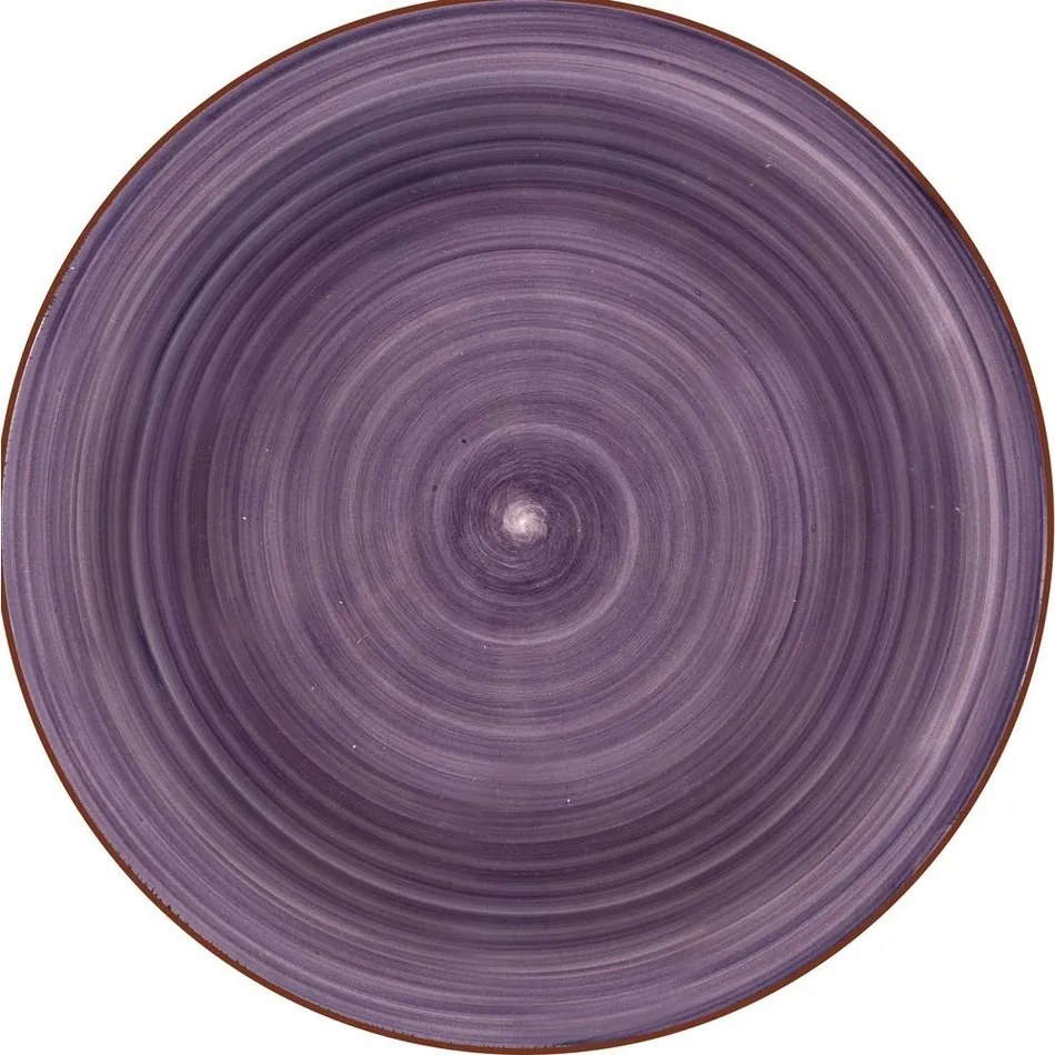 Lamart LT9096 farfurie adâncă din ceramică Happy,diametru 21,5 cm, violet