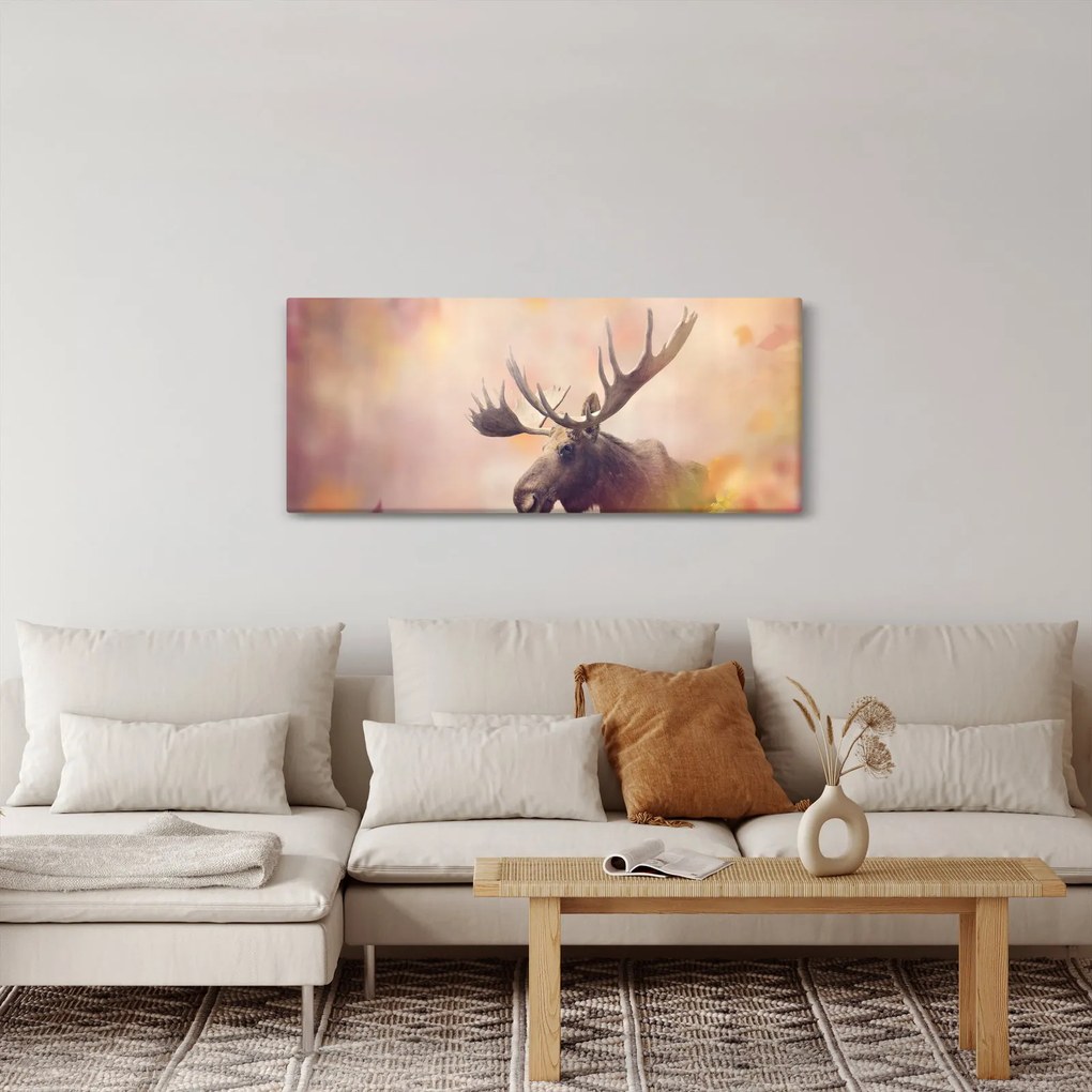 Tablou - Pădure în frunze de toamnă (120x50 cm)