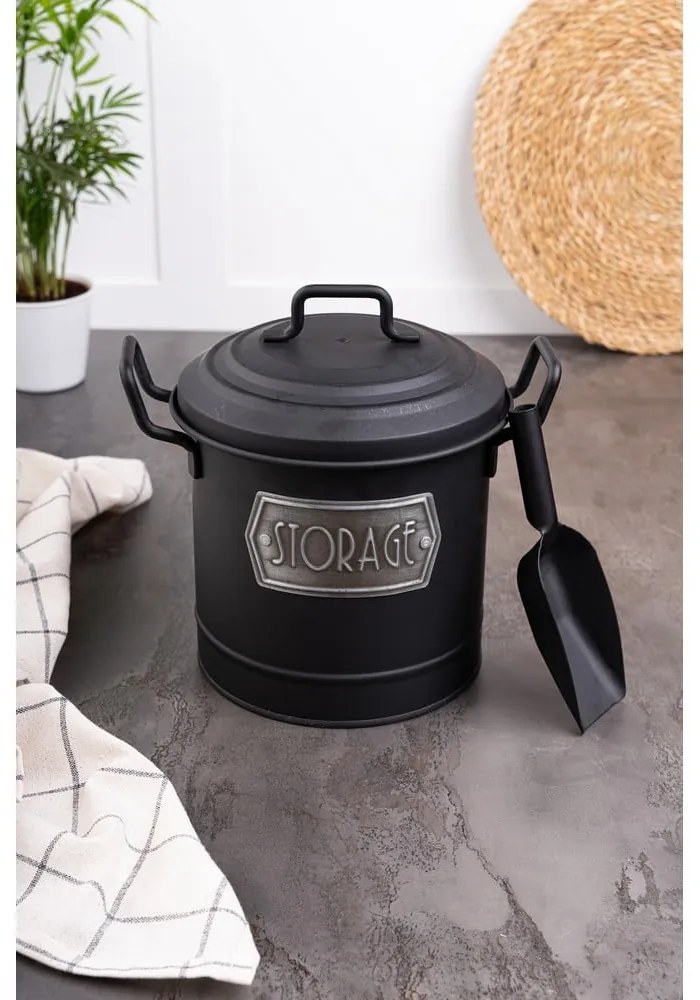 Recipient pentru alimente vrac și lopățică din oțel – Hermia